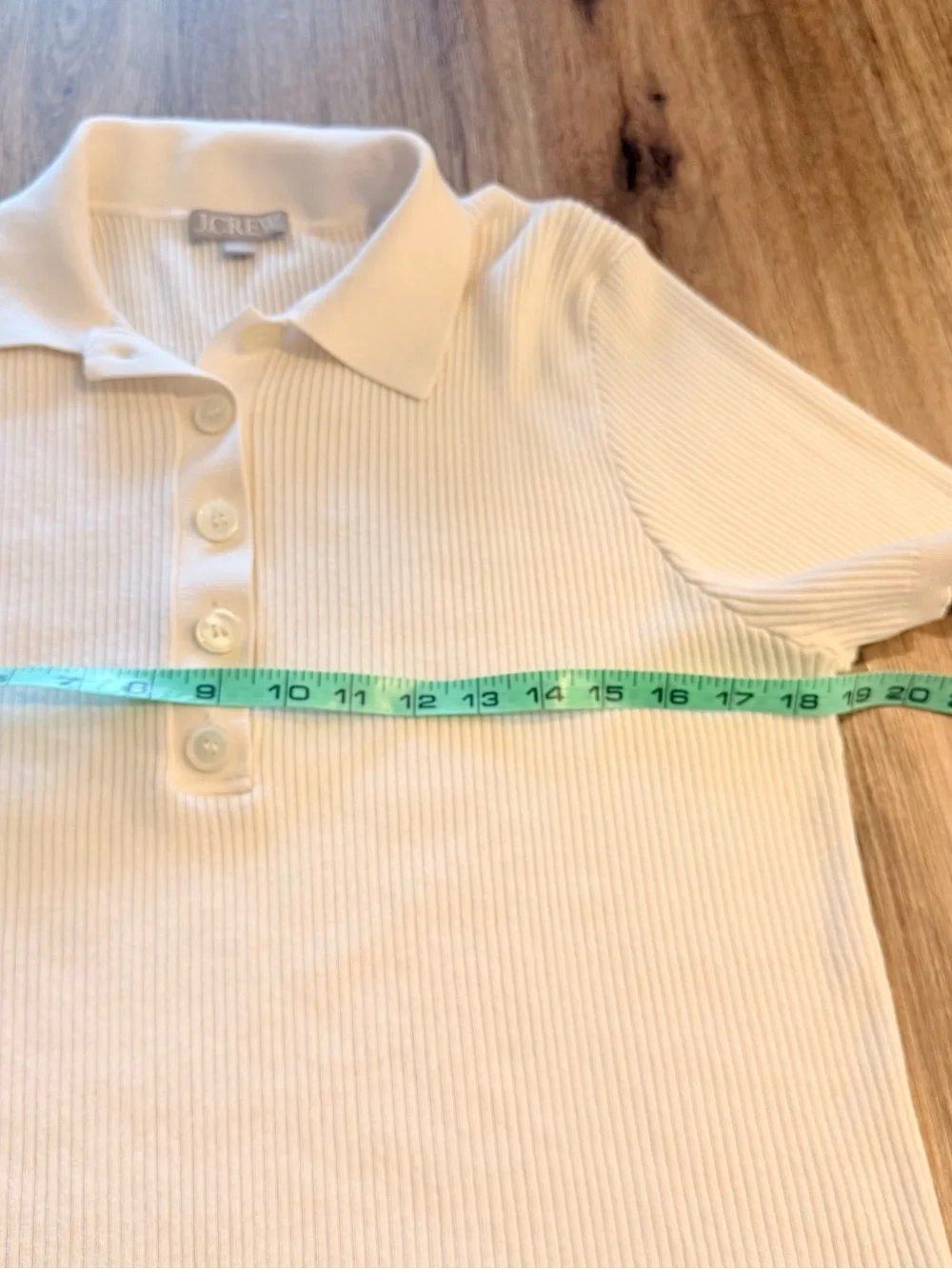 J Crew TENCEL™ lyocell-blend short-sleeve polo shirt Women’s Size 2XL XXL Preppy